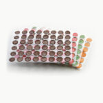 Coji de macarons asortate de primăvară, 35 mm, 384 buc