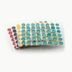 Coji de macarons asortate de vară, 35 mm, 384 buc